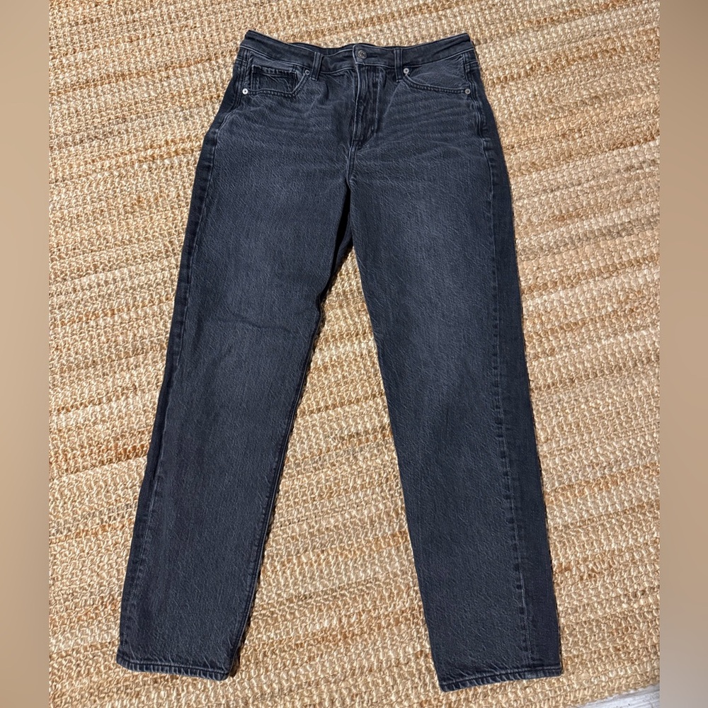 American Eagle Outfitters Dark Gray Straight Leg Jeans